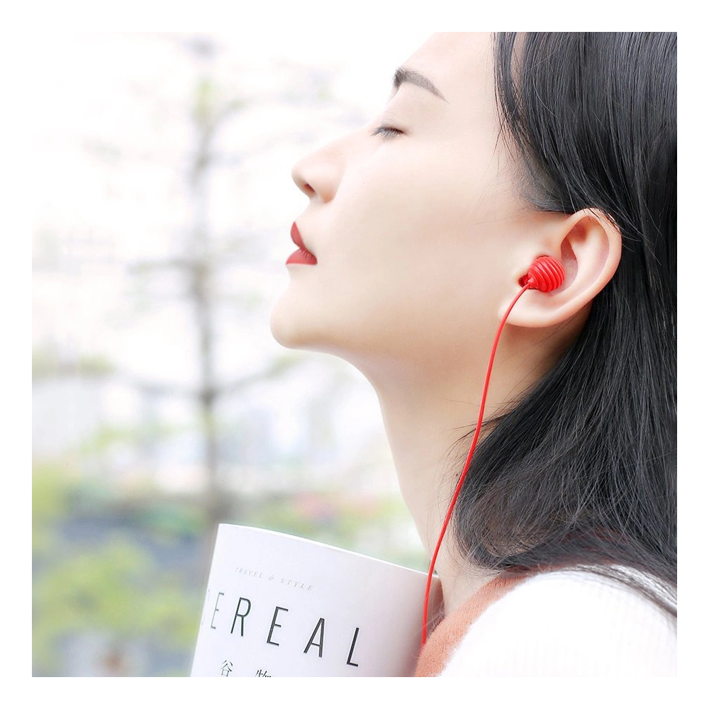Joyroom in-ear earphones 3.5mm mini jack with remote and microphone white (JR-EL112)