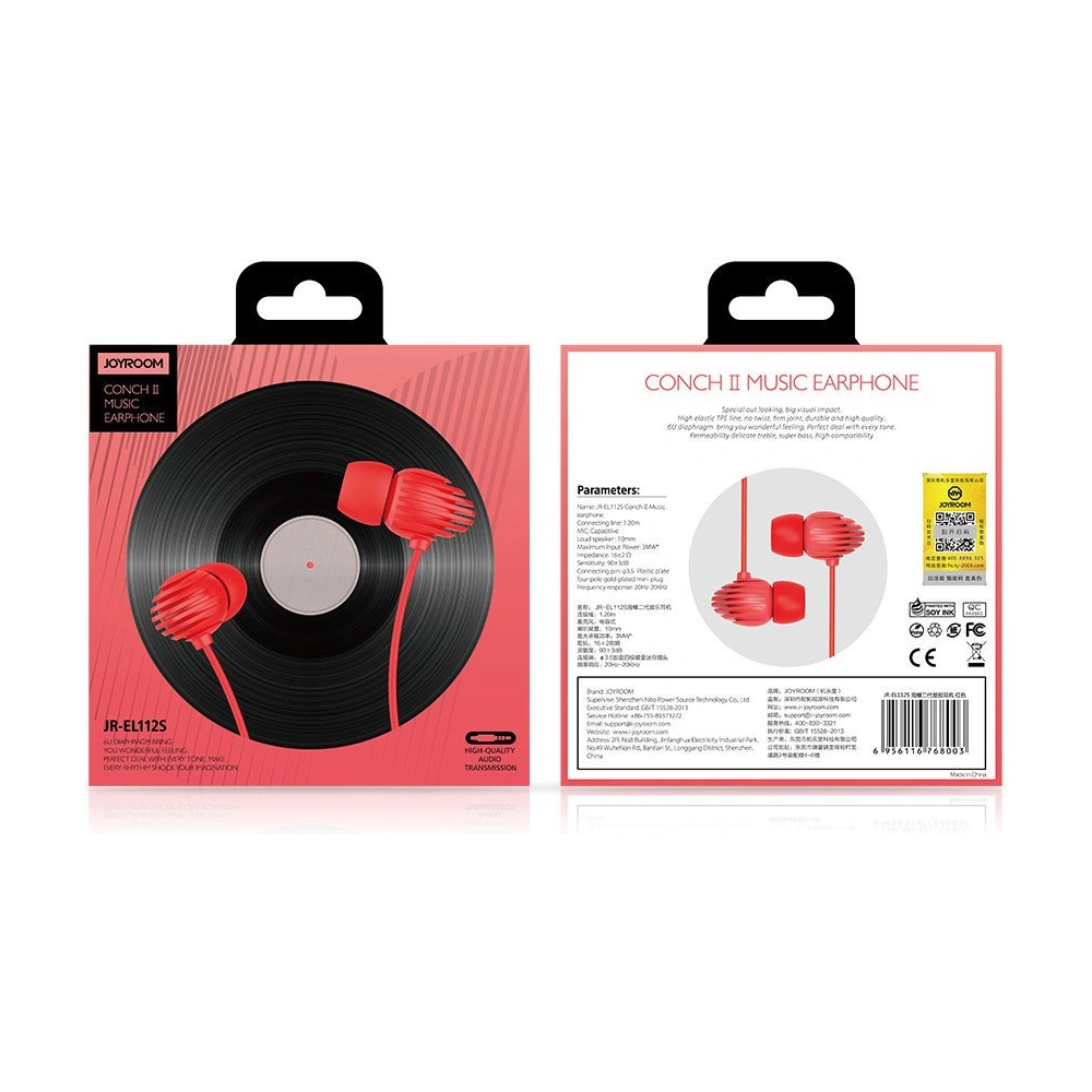 Hurtownia GSM - Căști Joyroom jack mini de 3,5mm cu telecomandă și microfon alb (JR-EL112) - JYR151 - {ean13} - Hurt
