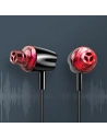 Wholesale Joyroom ear headphones 3.5mm mini jack with remote and microphone black (JR-EL114) - JYR152 - {ean13} - Hurt