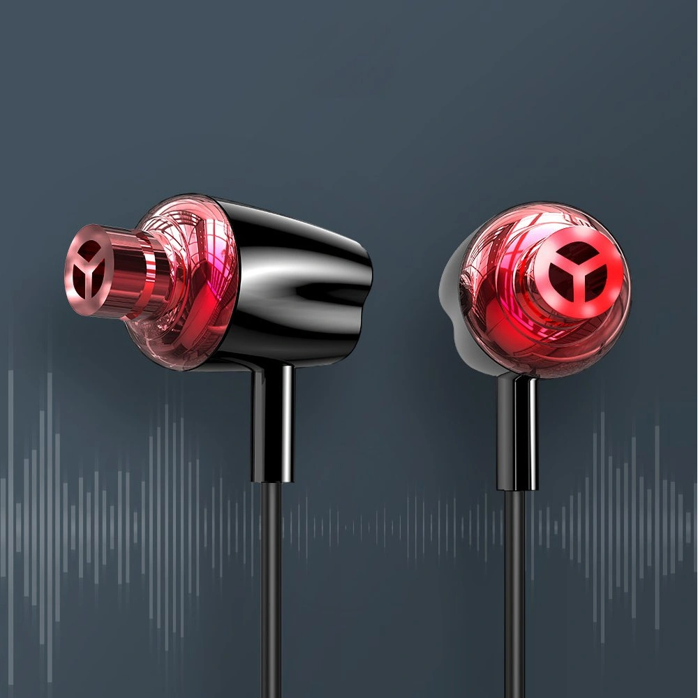 Wholesale Joyroom ear headphones 3.5mm mini jack with remote and microphone black (JR-EL114) - JYR152 - {ean13} - Hurt