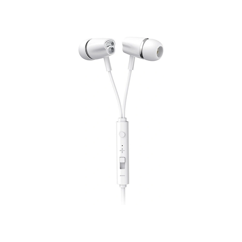 Hurtownia GSM - Fülhallgató Joyroom 3,5 mm mini jack távirányítóval és mikrofonnal fehér (JR-EL114) - JYR153 - {ean13} - Hurt