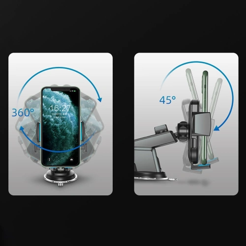 Uchwyt samochodowy Joyroom na deskę rozdzielczą i szybę czarny (JR-OK3)