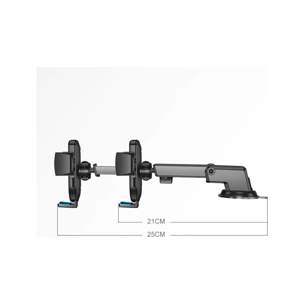 Wholesale Joyroom car phone holder with telescopic extendable arm for dashboard and windshield black (JR-OK3) - JYR155 - {ean13} - Hurt