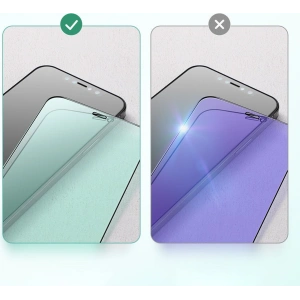 Hurtownia GSM - Gehärtetes Glas Joyroom Knight Series 2,5D Anti Blue Light Apple iPhone 12 mini schwarz (JR-PF598) - JYR157 - {ean13} - Hurt