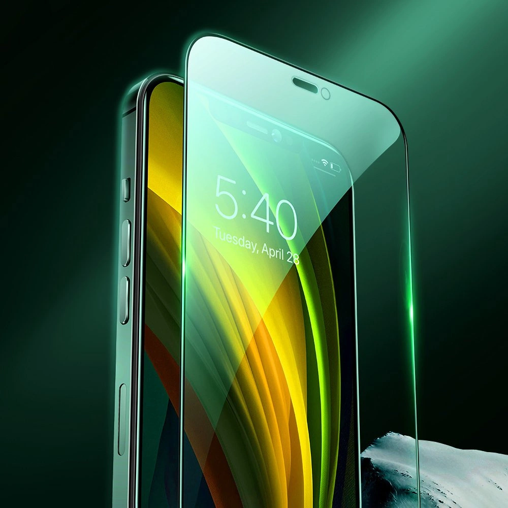 Hurtownia GSM - Sticlă securizată Joyroom Knight Series 2,5D Anti Blue Light Apple iPhone 12 Pro Max negru (JR-PF600) - JYR158 - {ean13} - Hurt