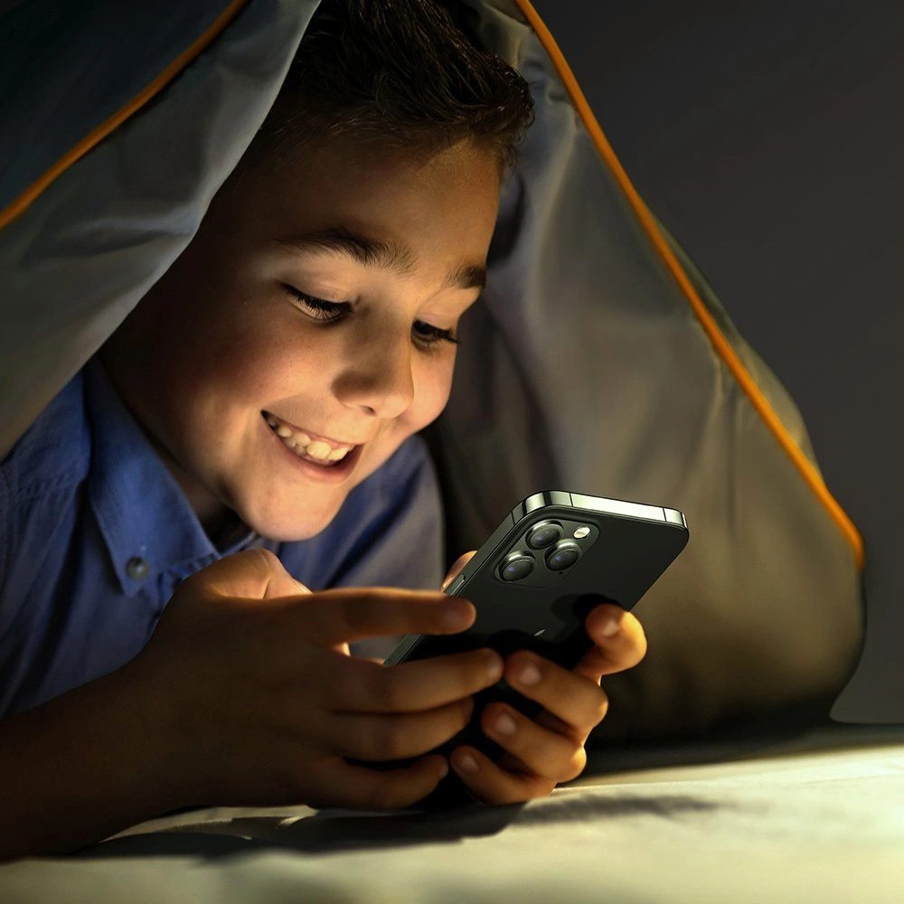 Hurtownia GSM - Sticlă securizată Joyroom Knight Series 2,5D Anti Blue Light Apple iPhone 12 Pro Max negru (JR-PF600) - JYR158 - {ean13} - Hurt