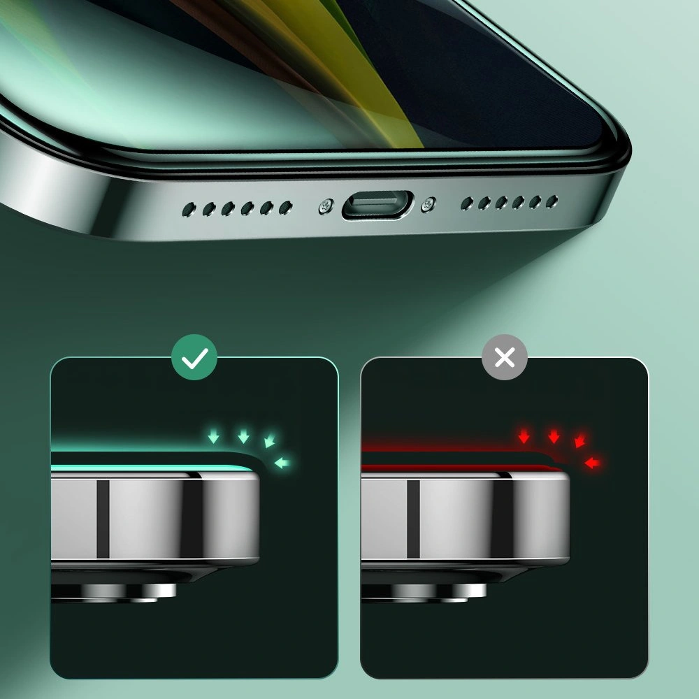 Hurtownia GSM - Sticlă securizată Joyroom Knight Series 2,5D Anti Blue Light Apple iPhone 12 Pro Max negru (JR-PF600) - JYR158 - {ean13} - Hurt