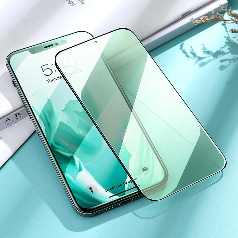 Hurtownia GSM - Gehärtetes Glas Joyroom Knight Series 2,5D Anti Blue Light Apple iPhone 12 Pro Max schwarz (JR-PF600) - JYR158 - {ean13} - Hurt
