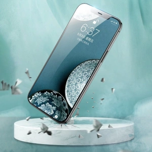 Hurtownia GSM - Tvrzené keramické sklo Joyroom Knight Series 2,5D Apple iPhone 12 mini černé (JR-PF610) - JYR159 - {ean13} - Hurt