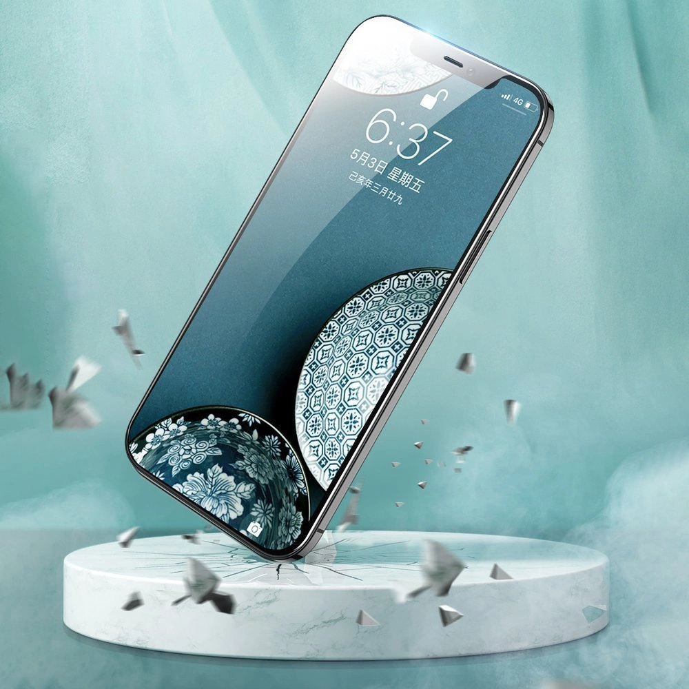 Hurtownia GSM - Sticlă ceramică întărită Joyroom Knight Series 2,5D Apple iPhone 12 mini negru (JR-PF610) - JYR159 - {ean13} - Hurt