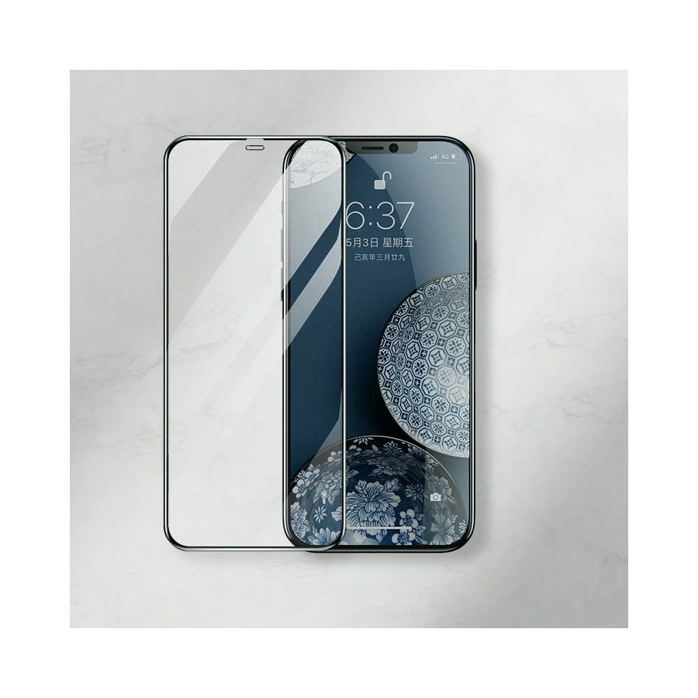 Hurtownia GSM - Gehärtetes Keramikglas Joyroom Knight Series 2,5D Apple iPhone 12 mini schwarz (JR-PF610) - JYR159 - {ean13} - Hurt