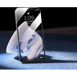 Hurtownia GSM - Gehärtetes Keramikglas Joyroom Knight Series 2,5D Apple iPhone 12 mini schwarz (JR-PF610) - JYR159 - {ean13} - Hurt