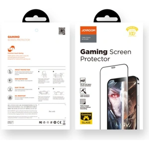 Hurtownia GSM - Gehärtetes Gaming-Glas Joyroom Knight Series 2,5D für Apple iPhone 12 mini schwarz (JR-PF625) - JYR160 - {ean13} - Hurt
