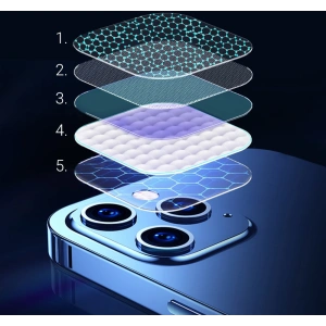Szkło na aparat Joyroom Mirror Series Apple iPhone 12 Pro Max przezroczysty (JR-PF731)