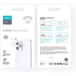 Szkło na aparat Joyroom Mirror Series Apple iPhone 12 Pro Max przezroczysty (JR-PF731)