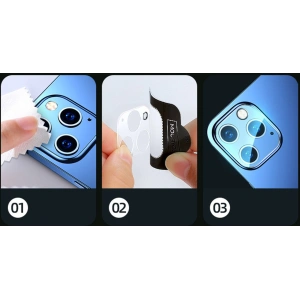 Szkło na aparat Joyroom Mirror Series Apple iPhone 12 Pro Max przezroczysty (JR-PF731)