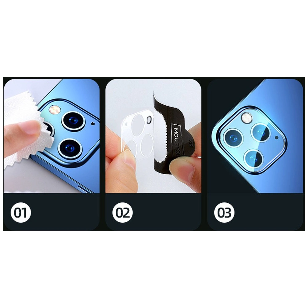 Hurtownia GSM - Szkło na aparat Joyroom Mirror Series Apple iPhone 12 Pro Max przezroczysty (JR-PF731) - JYR170 - {ean13} - Hurt