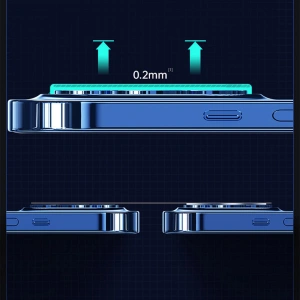 Szkło na aparat Joyroom Mirror Series Apple iPhone 12 Pro Max przezroczysty (JR-PF731)