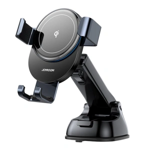Wholesale Joyroom Qi wireless 15 W car charger gravity phone holder (dashboard) gray (JR-ZS212) - JYR174 - {ean13} - Hurt