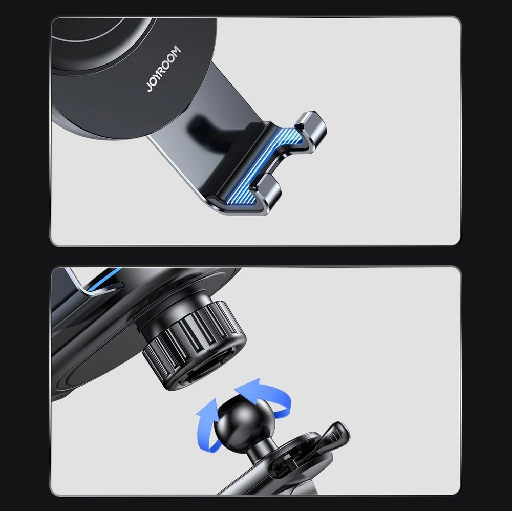 Hurtownia GSM - Autohalter mit kabellosem Ladegerät Joyroom Qi 15W für Armaturenbrett grau (JR-ZS212) - JYR174 - {ean13} - Hurt