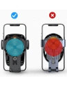 Wholesale Joyroom Qi Wireless Charger Automatic Electric Car Holder for Cockpit Dashboard Black (JR-ZS248) - JYR175 - {ean13} - Hurt