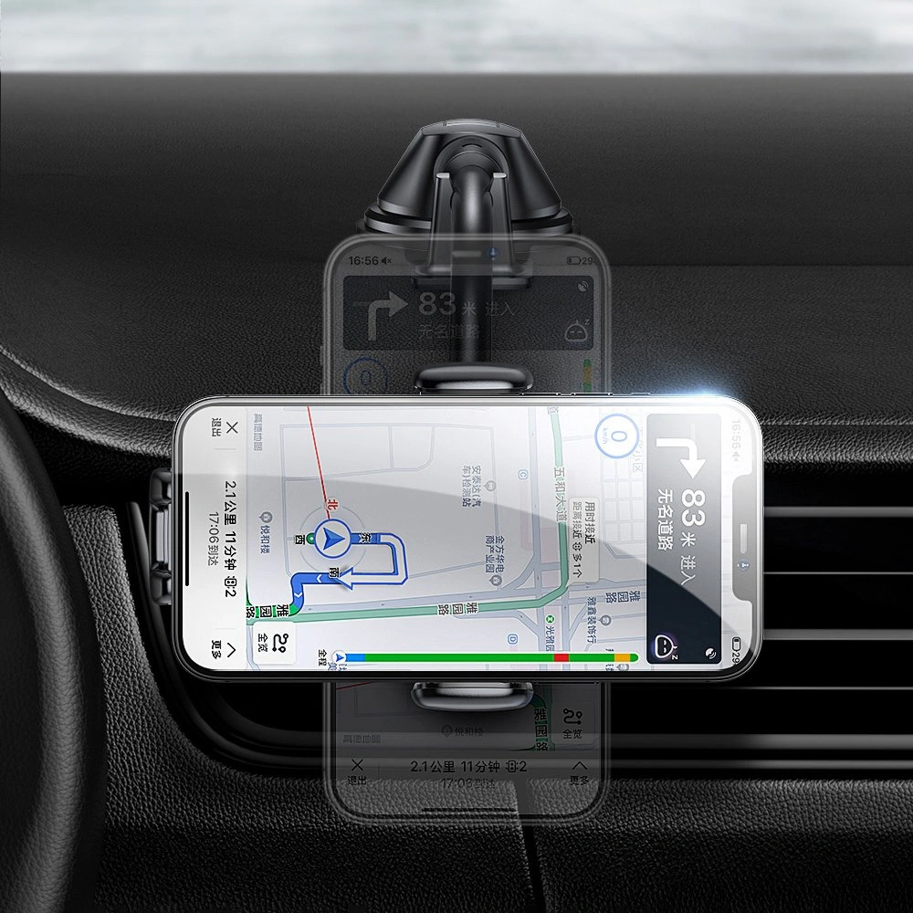 Wholesale Joyroom Qi Wireless Charger Automatic Electric Car Holder for Cockpit Dashboard Black (JR-ZS248) - JYR175 - {ean13} - Hurt