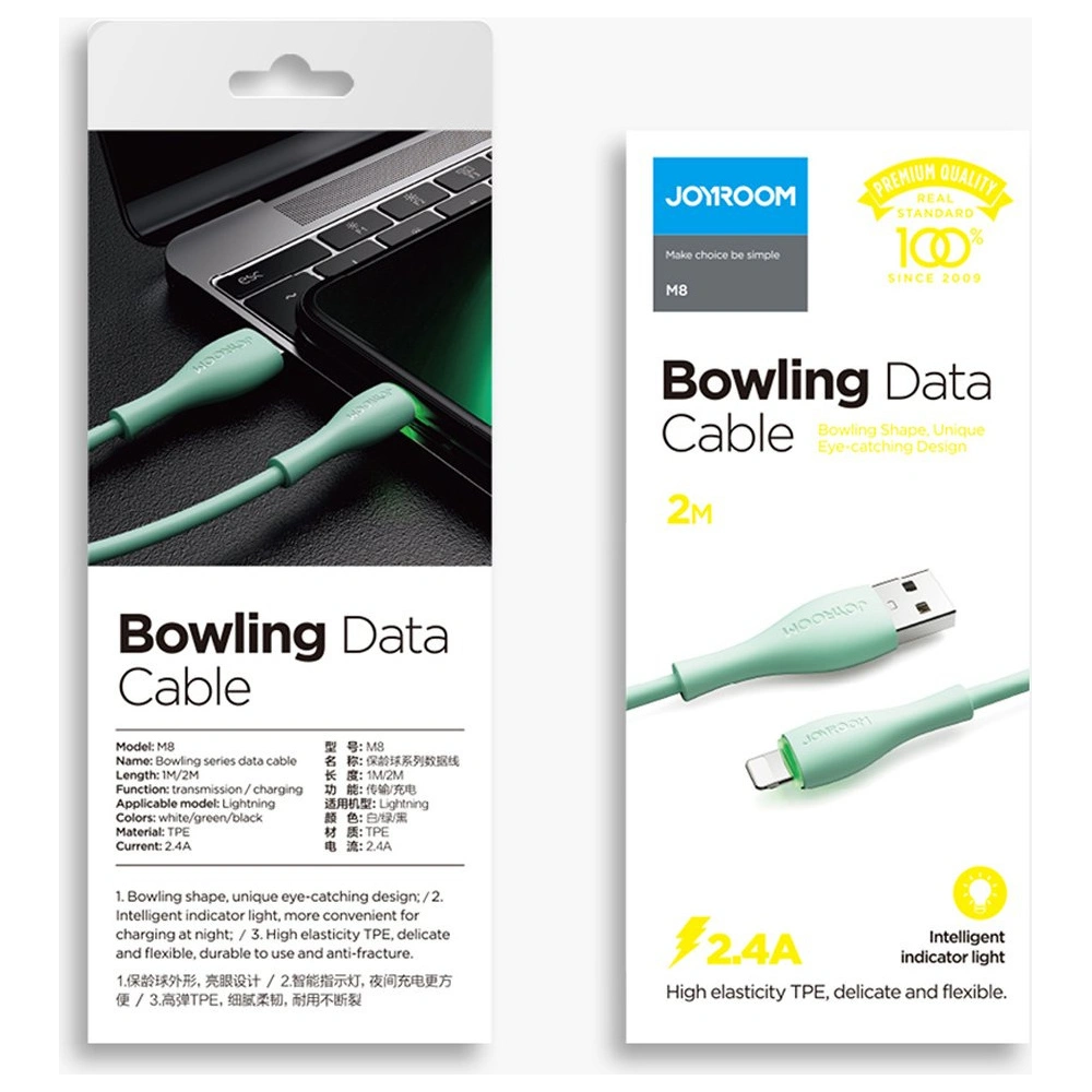 Hurtownia GSM - Kabel Joyroom USB/Lightning 2,4A 1m bílý (S-1030M8) - JYR179 - {ean13} - Hurt