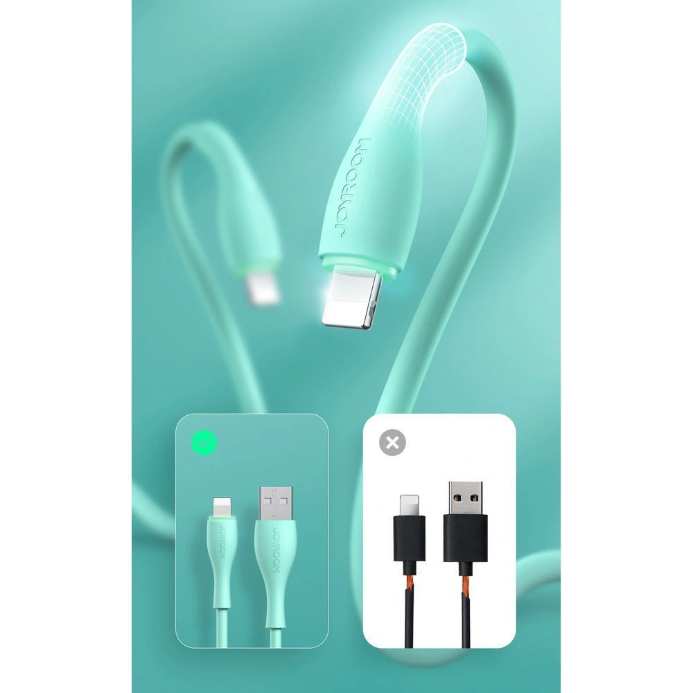 Hurtownia GSM - Cablul Joyroom USB/Lightning 2,4A 1m alb (S-1030M8) - JYR179 - {ean13} - Hurt
