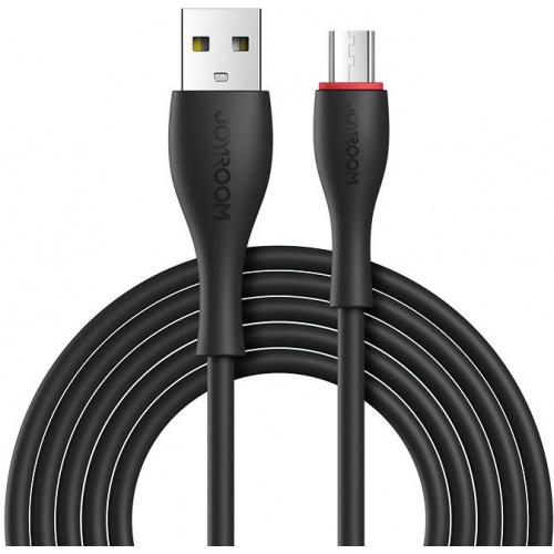 Joyroom Distributor - 6941237136596 - JYR180 - Joyroom USB - microUSB cable 2,4 A 1 m black (S-1030M8) - B2B homescreen