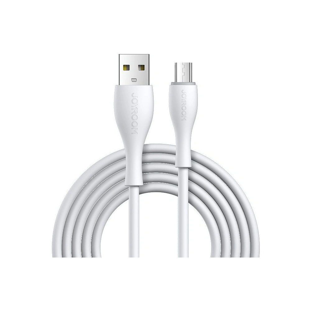 Hurtownia GSM - Kabel Joyroom USB/microUSB 2,4A 1m bílý (S-1030M8) - JYR182 - {ean13} - Hurt