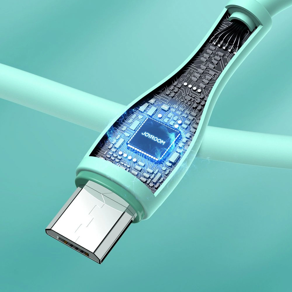 Hurtownia GSM - Kabel Joyroom USB/microUSB 2,4A 1m bílý (S-1030M8) - JYR182 - {ean13} - Hurt