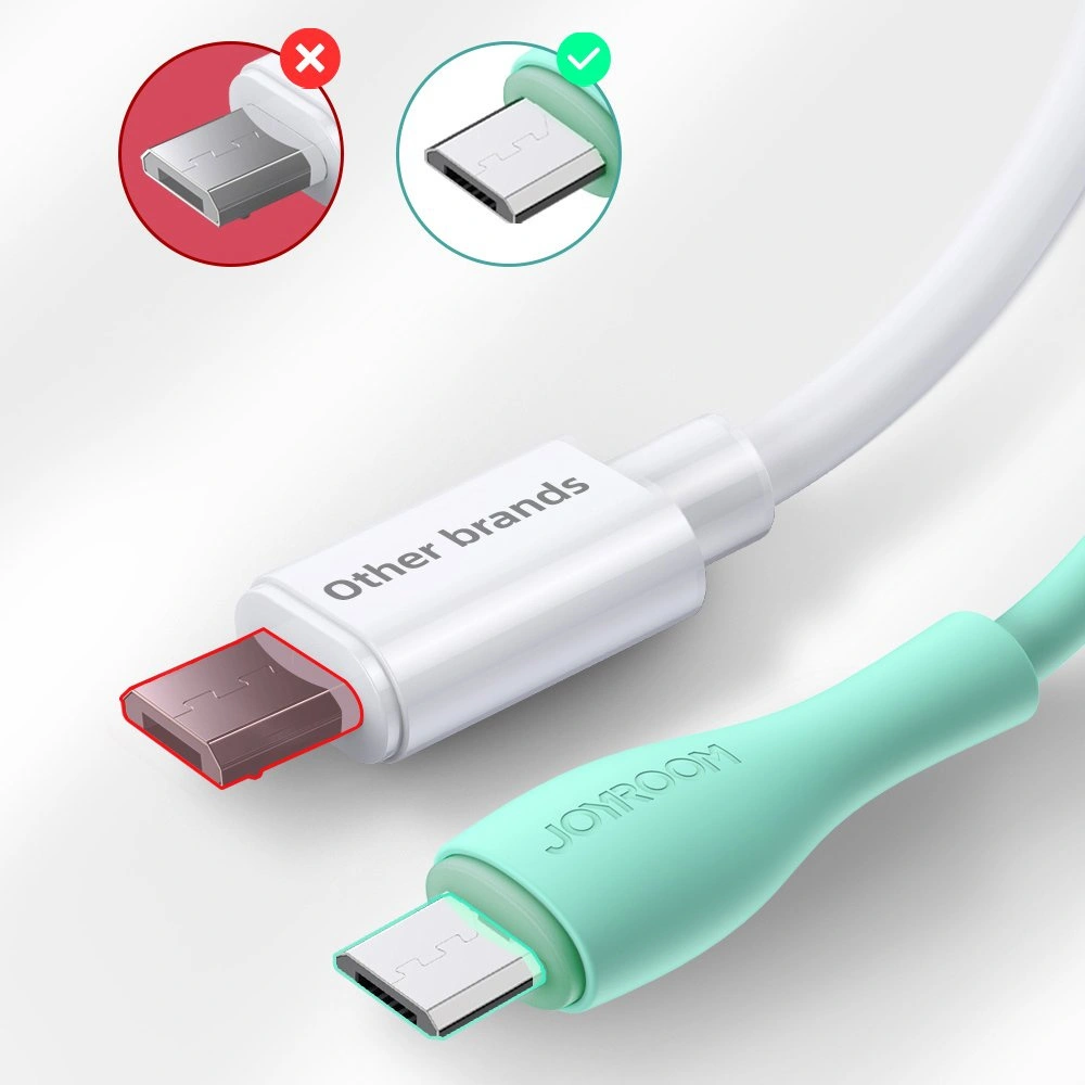 Hurtownia GSM - Kabel Joyroom USB/microUSB 2,4A 1m bílý (S-1030M8) - JYR182 - {ean13} - Hurt