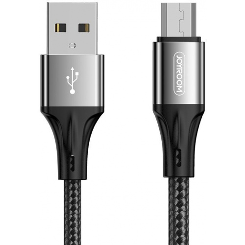 Joyroom Distributor - 6941237112231 - JYR190 - Joyroom USB - microUSB cable 3A 1,5 m black (S-1530N1) - B2B homescreen