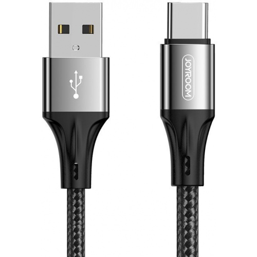 Joyroom Distributor - 6941237136022 - JYR191 - Joyroom USB - USB-C cable 3A 1,5 m black (S-1530N1) - B2B homescreen