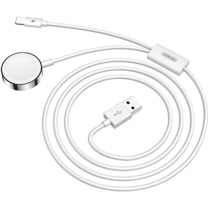 Hurtownia GSM - Kábel + töltő Apple Watch Joyroom 2w1 USB/Lightning 1,5m fehér (S-IW002S) - JYR193 - {ean13} - Hurt