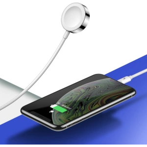 Wholesale Joyroom 2in1 wirelee Qi charger for Apple Watch / USB - Lightning cable 1,5 m white (S-IW002S) - JYR193 - {ean13} - Hurt