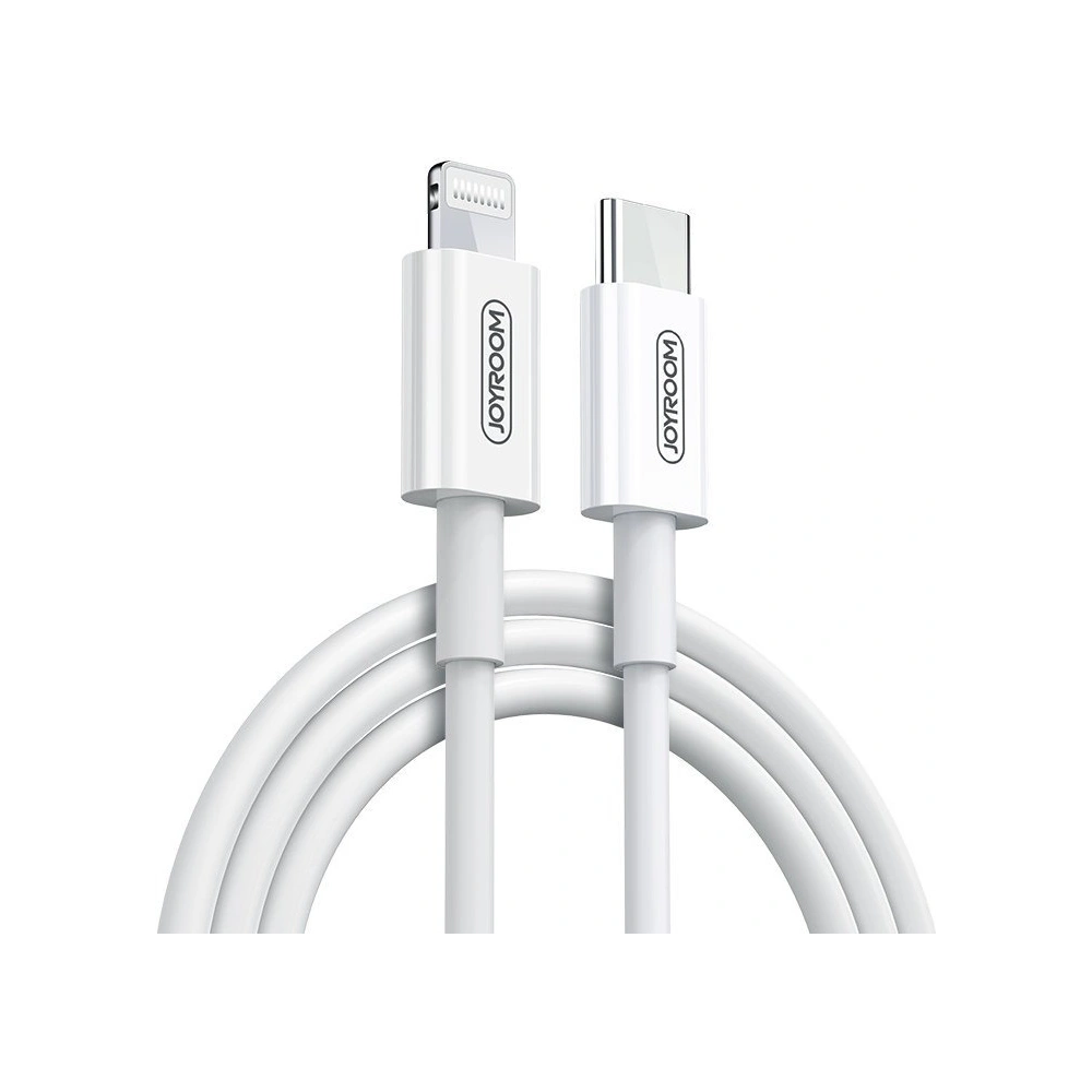 Hurtownia GSM - Kábel Joyroom MFI USB-C/Lightning Power Delivery 3A 1,2m fehér (S-M420) - JYR194 - {ean13} - Hurt
