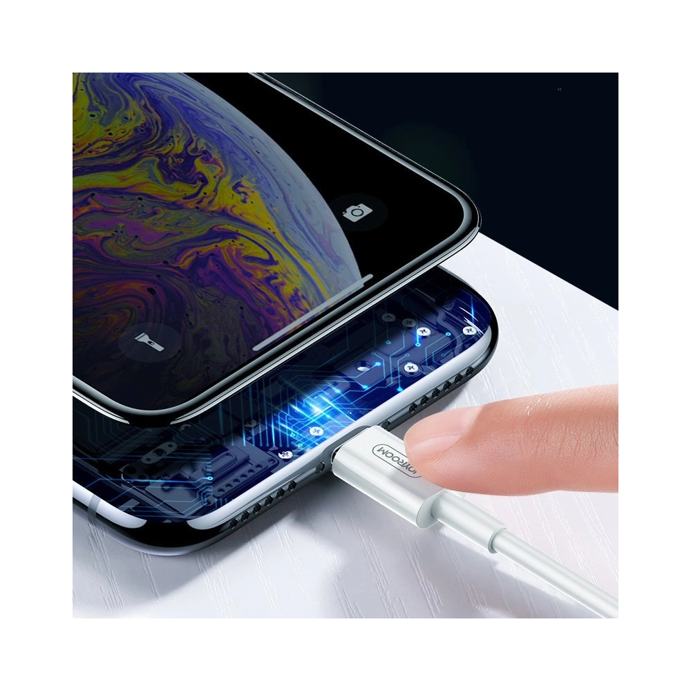 Hurtownia GSM - Kábel Joyroom MFI USB-C/Lightning Power Delivery 3A 1,2m fehér (S-M420) - JYR194 - {ean13} - Hurt