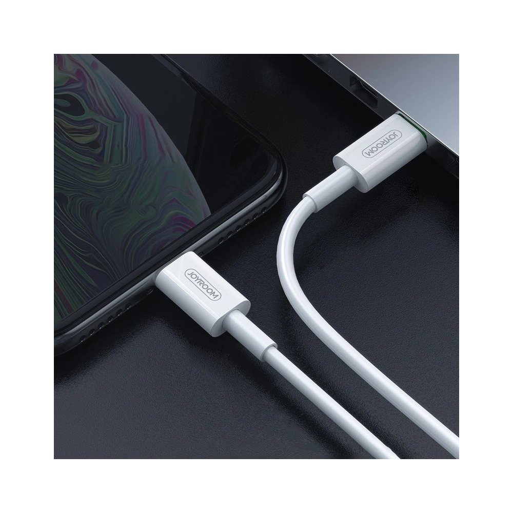Hurtownia GSM - Kábel Joyroom MFI USB-C/Lightning Power Delivery 3A 1,2m fehér (S-M420) - JYR194 - {ean13} - Hurt