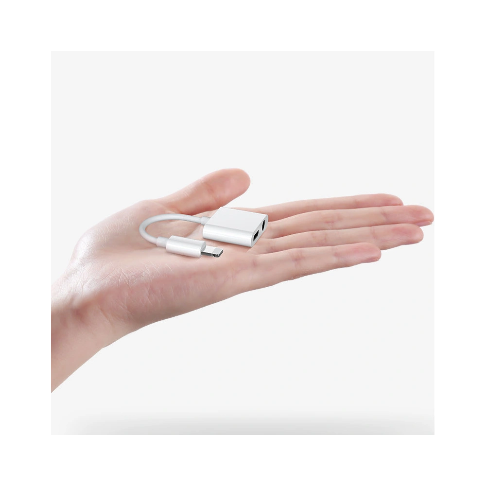 Hurtownia GSM - Adapter Joyroom căști Lightning - Lightning/3,5mm mini jack alb (S-Y104) - JYR195 - {ean13} - Hurt