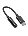 Adapter Joyroom 3,5 mm mini jack (női) - USB-C (férfi) fekete (SH-C1)