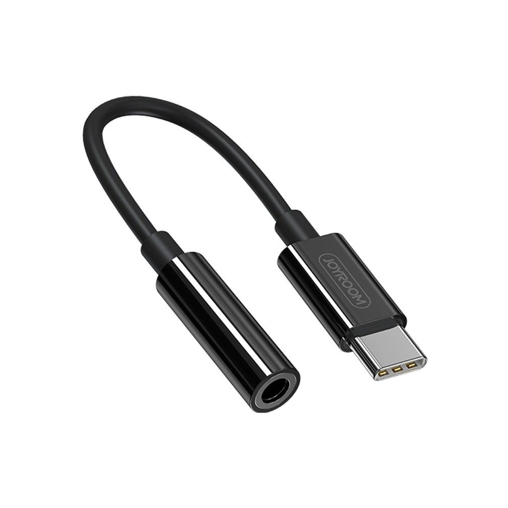 Hurtownia GSM - Adapter Joyroom 3,5 mm mini jack (női) - USB-C (férfi) fekete (SH-C1) - JYR197 - {ean13} - Hurt