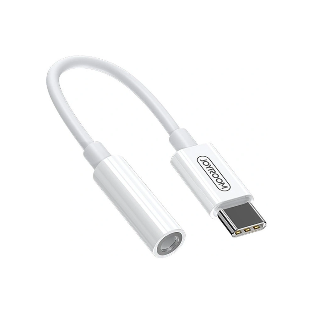 Hurtownia GSM - Adapter Joyroom 3,5mm mini jack (női) - USB-C (férfi) fehér (SH-C1) - JYR198 - {ean13} - Hurt