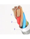 Hurtownia GSM - Adaptér Joyroom sluchátkový 3,5mm mini jack (ženský) - USB-C (mužský) bílý (SH-C1) - JYR198 - {ean13} - Hurt