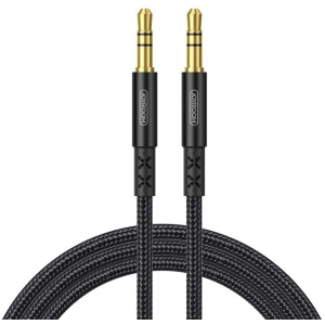 Hurtownia GSM - Audio kábel Joyroom AUX 3,5mm mini jack 1m fekete (SY-10A1) - JYR199 - {ean13} - Hurt
