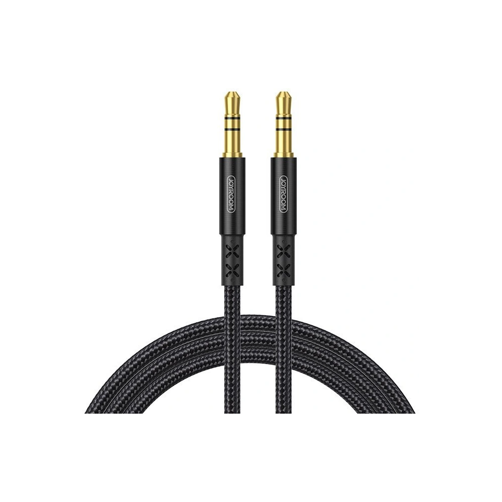 Hurtownia GSM - Audio-Kabel Joyroom AUX 3,5mm Mini-Klinke 1m schwarz (SY-10A1) - JYR199 - {ean13} - Hurt