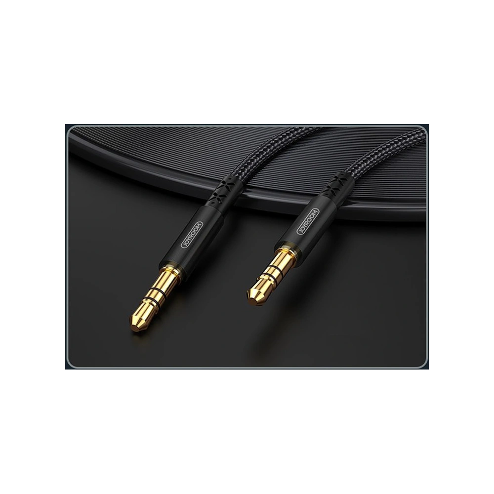 Hurtownia GSM - Kabel audio Joyroom AUX 3,5mm mini jack 1m černý (SY-10A1) - JYR199 - {ean13} - Hurt