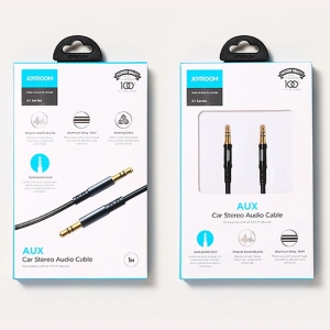 Hurtownia GSM - Audió kábel Joyroom AUX 3,5mm mini jack 1m sötétkék (SY-10A1) - JYR200 - {ean13} - Hurt
