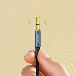 Hurtownia GSM - Audió kábel Joyroom AUX 3,5mm mini jack 1m sötétkék (SY-10A1) - JYR200 - {ean13} - Hurt