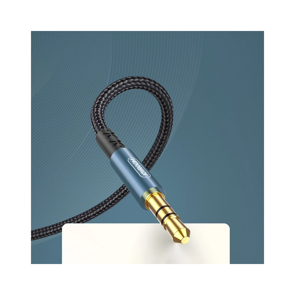 Hurtownia GSM - Audio kábel Joyroom AUX 3,5mm mini jack 1,5m sötétkék (SY-15A1) - JYR202 - {ean13} - Hurt